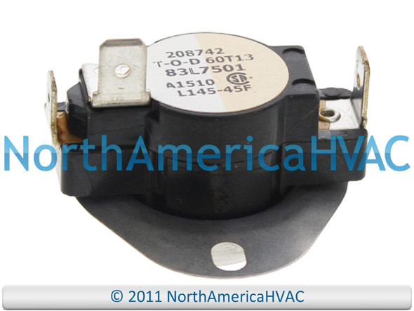 OEM Lennox Armstrong Ducane Furnace Limit Switch L145-45F Replaces